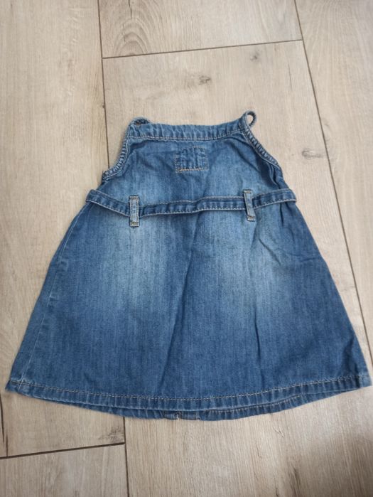 Sukienka dla dziewczynki 68 jeansowa