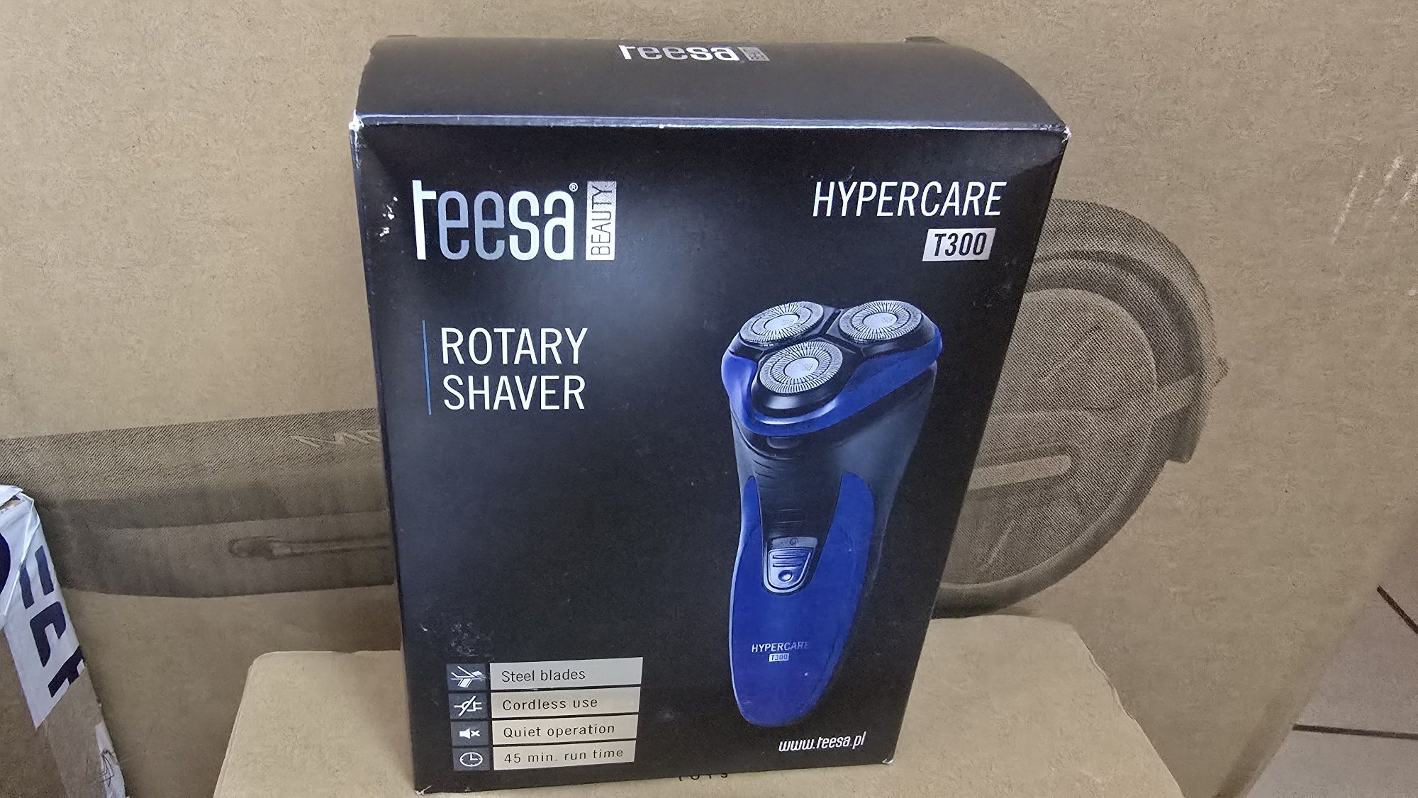 Golarka Teesa HYPERCARE T300
Golarka rotacyjna HYPERCARE T300

Trzy e