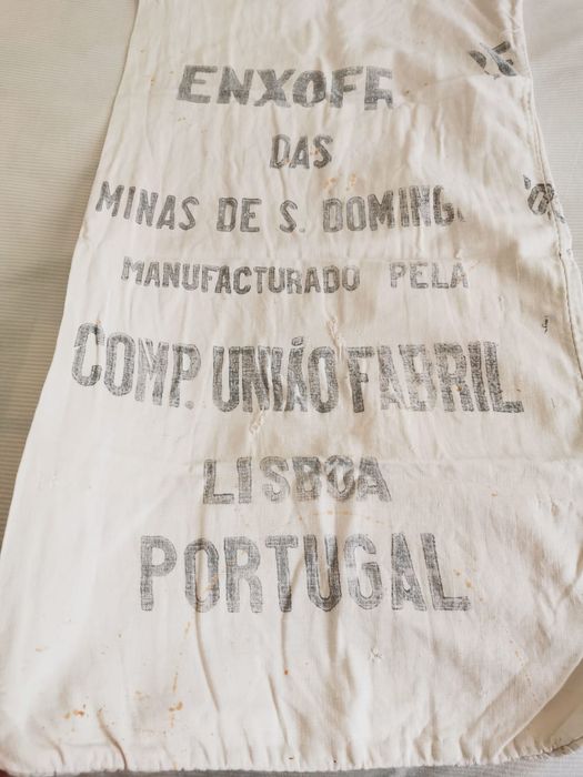 Saco antigo de transporte produtos quimicos