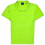 Gant Koszulka Polo Fitted Męska Logowana na Piersi Neonowa r. L