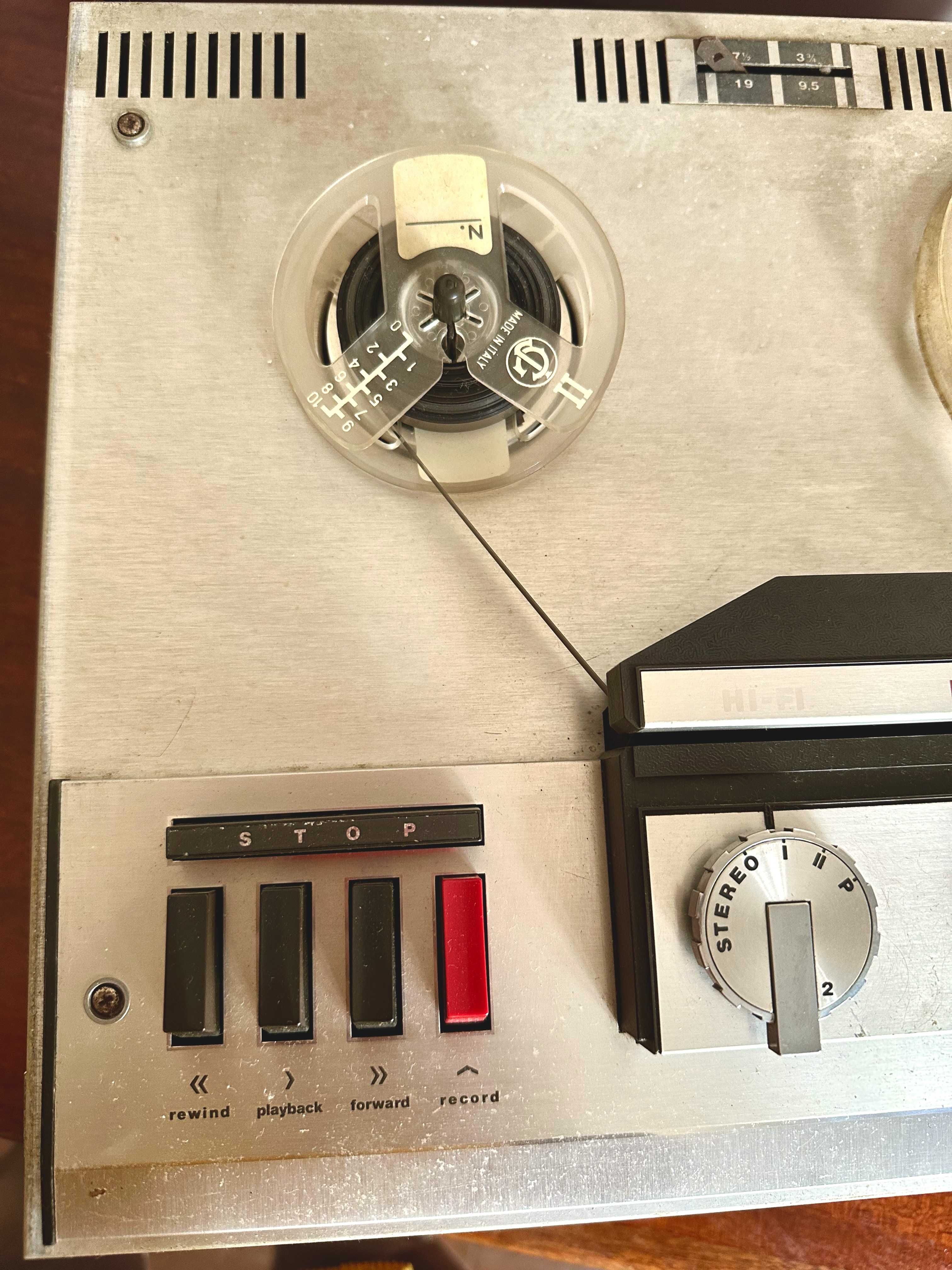 Telefunken Magnetophon Reprodutor/Gravador bobines vintage (anos 60)
