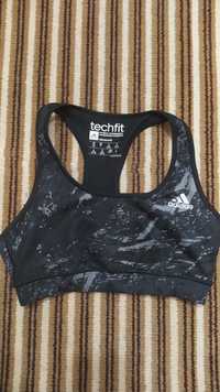 Biustonosz sportowy Adidas Techfit bustier krótki top jak nowy