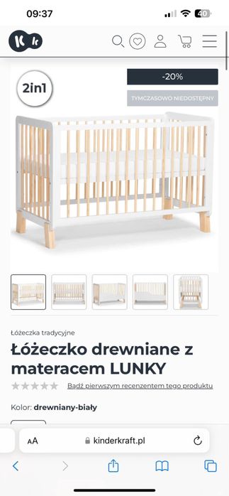 Sprzedam lozeczko Kinderkraft