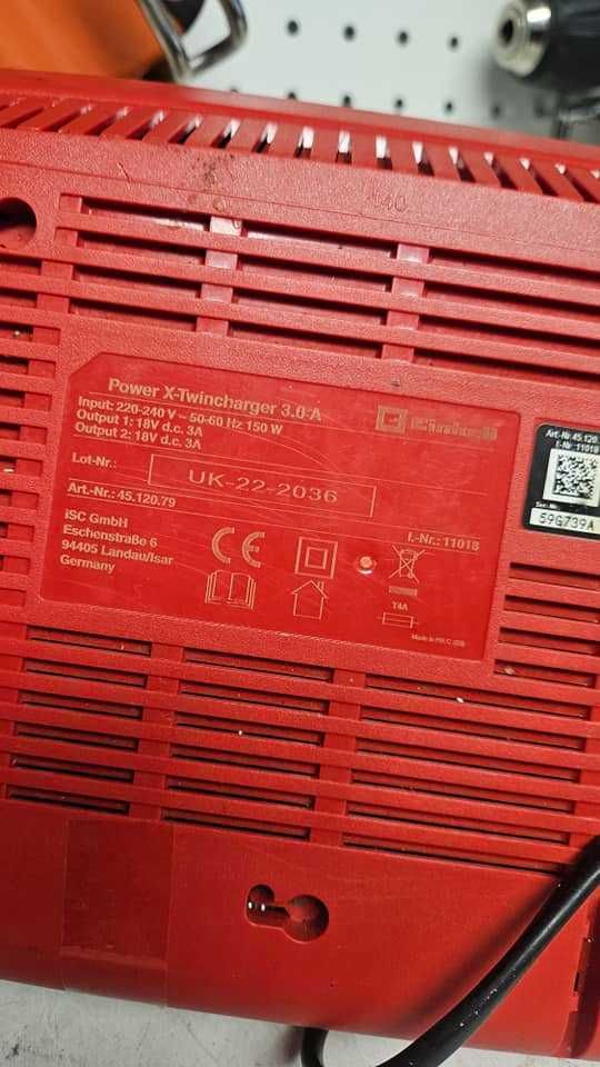 Ładowarka Einhell Power X-Twincharger 3 A