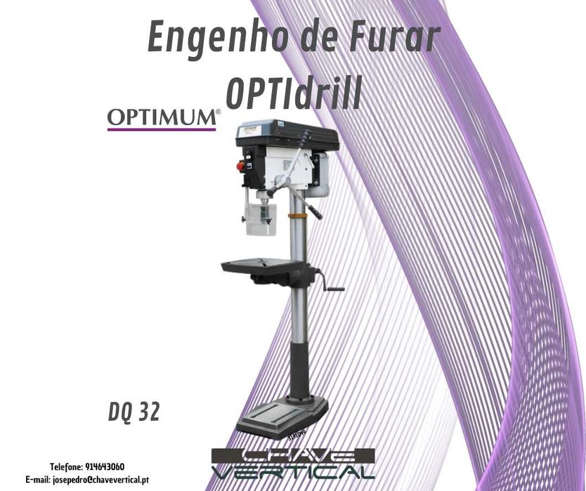 Engenho de Furar DQ 32 OPTIdrill 400V  JR19