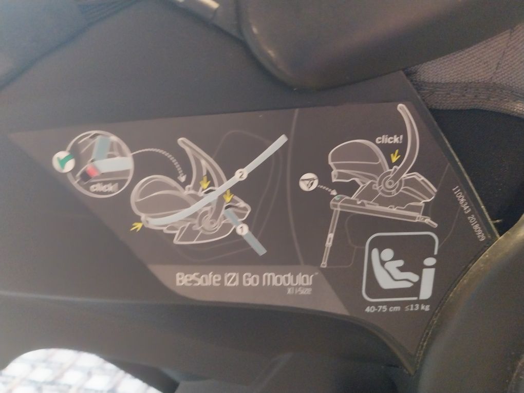 Nosidełko BeSafe Izi Go Modular - STAN IDEALNY