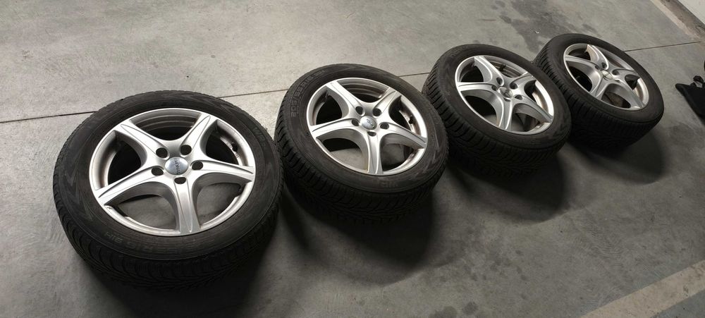 Felgi aluminiowe marki RONAL z oponami zimowymi NOKIAN 205/55R16