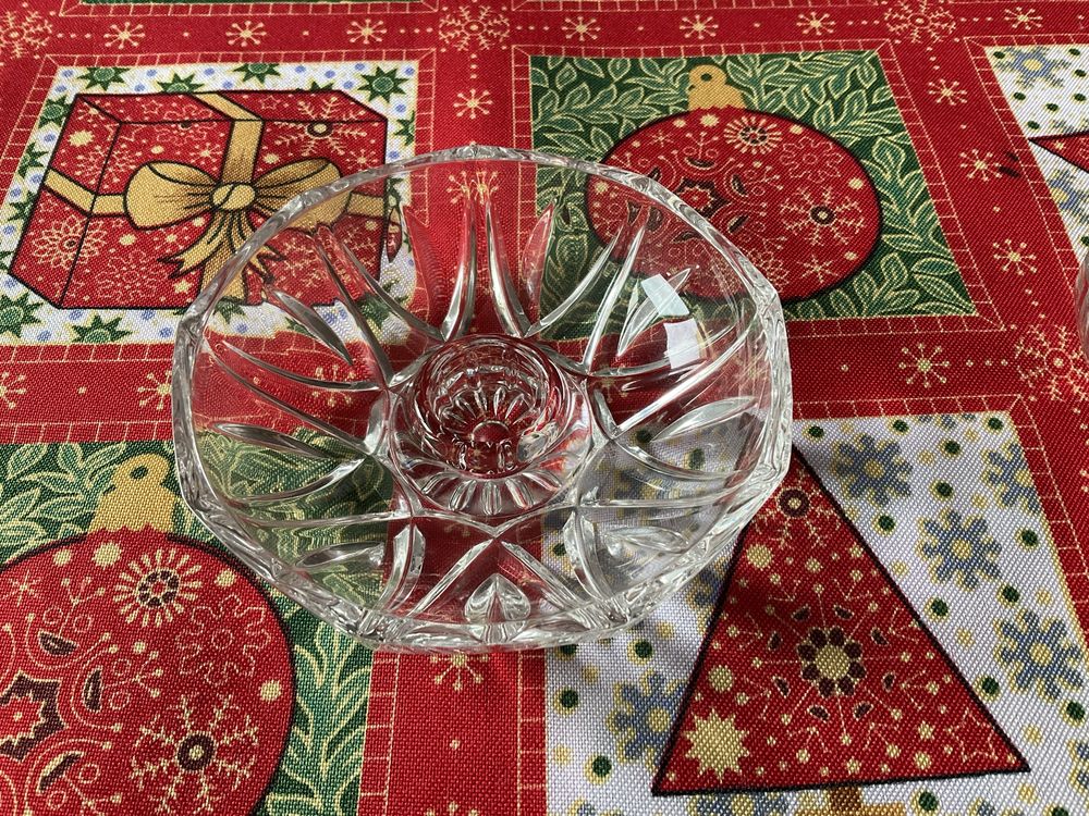 Dois castiçais Cristal d'Arques