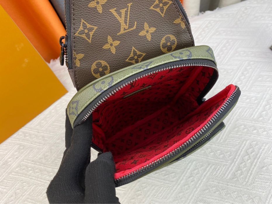 Бананка Louis Vuitton Avenue сумка мужская кожаная кожа натуральная