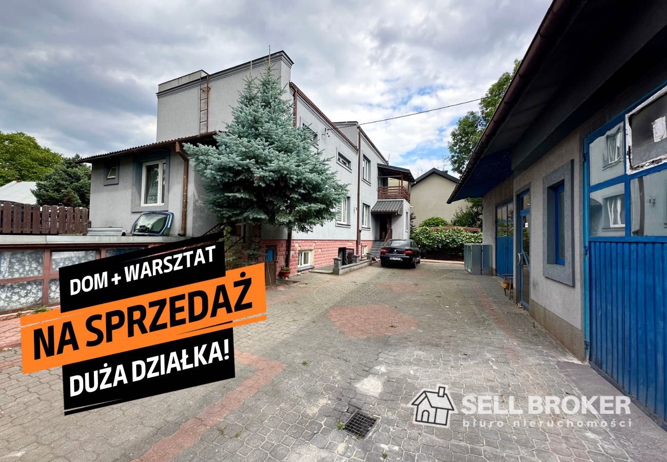 Dom z budynkiem użytkowym w super lokalizacji! działka 1000 m2