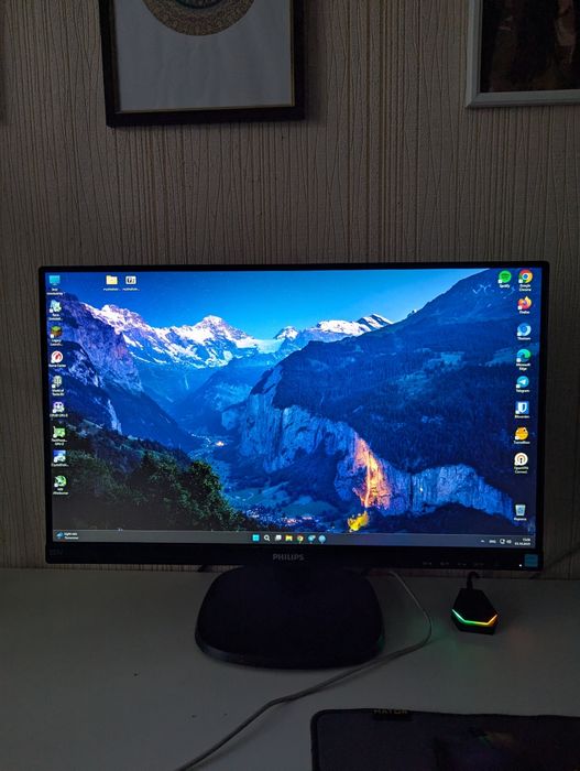 БЕЗРАМКОВИЙ IPS 75 Гц Монітор 21.5" Philips 223V7QHSB HDMI VGA