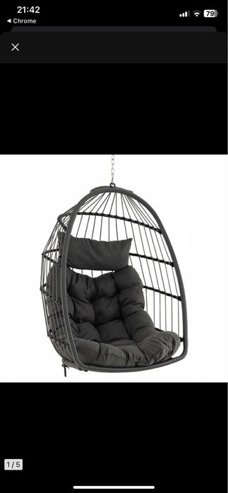 Fotel/ hustawka wiszacy nowy