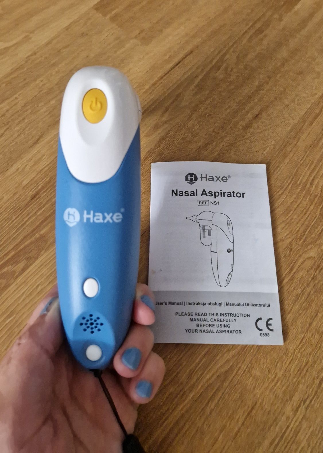 Aspirator do nosa dla niemowląt na baterie Haxe