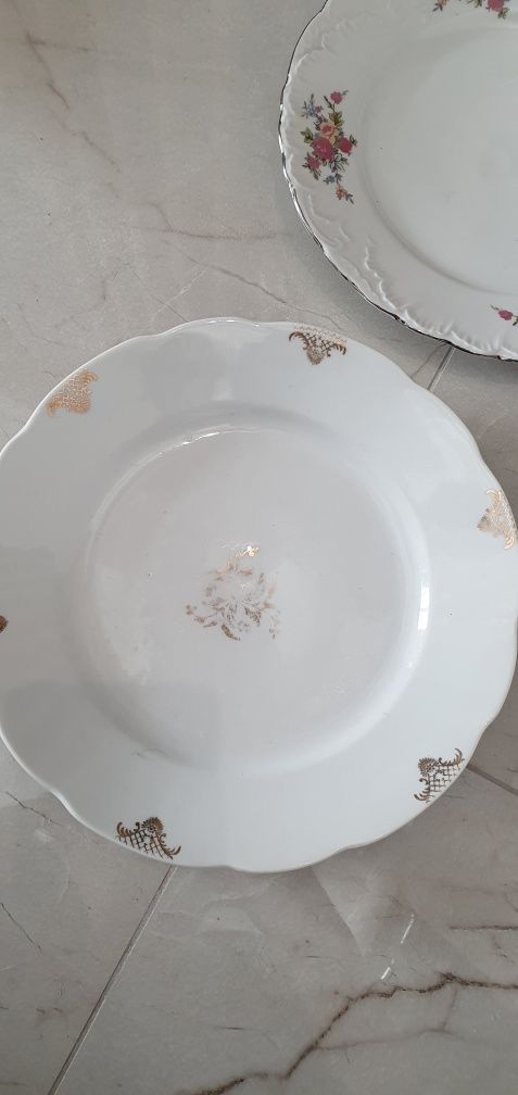 Talerze porcelana Ćmielów