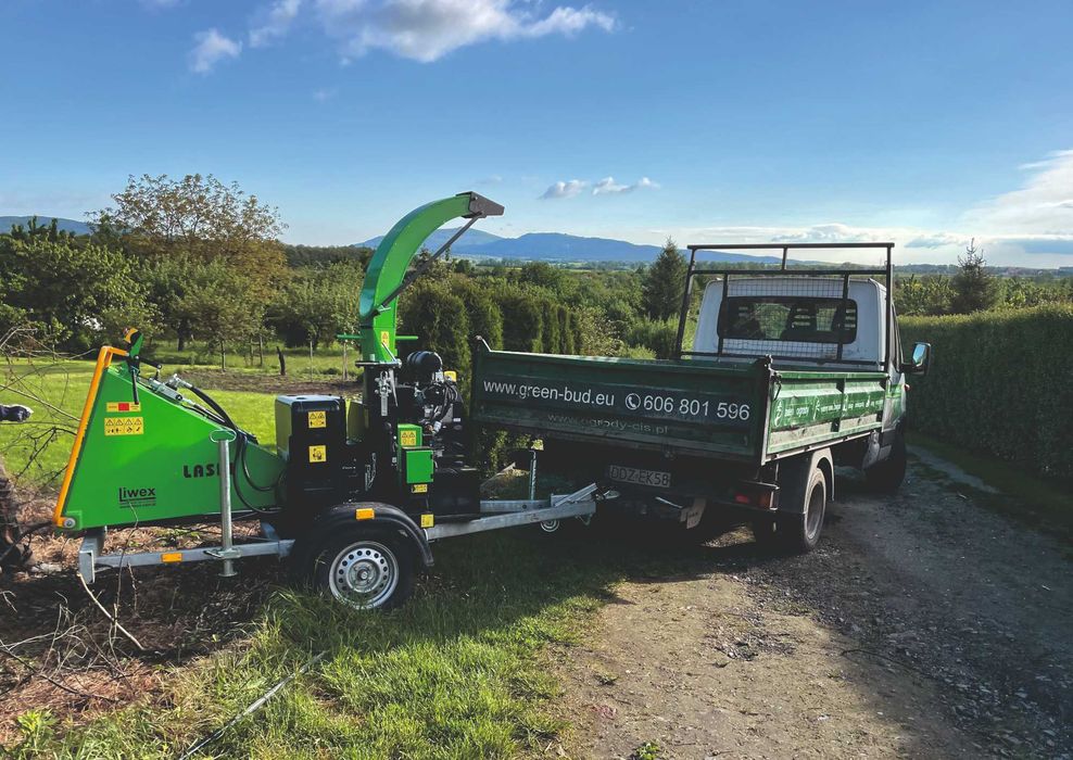 Rębak, wycinka drzew, karczowanie, porządkowanie terenu, koszenie