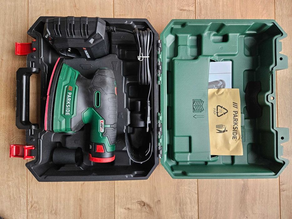 Akumulatorowa szlifierka mimosrodowa Parkside PAMS 12 B2