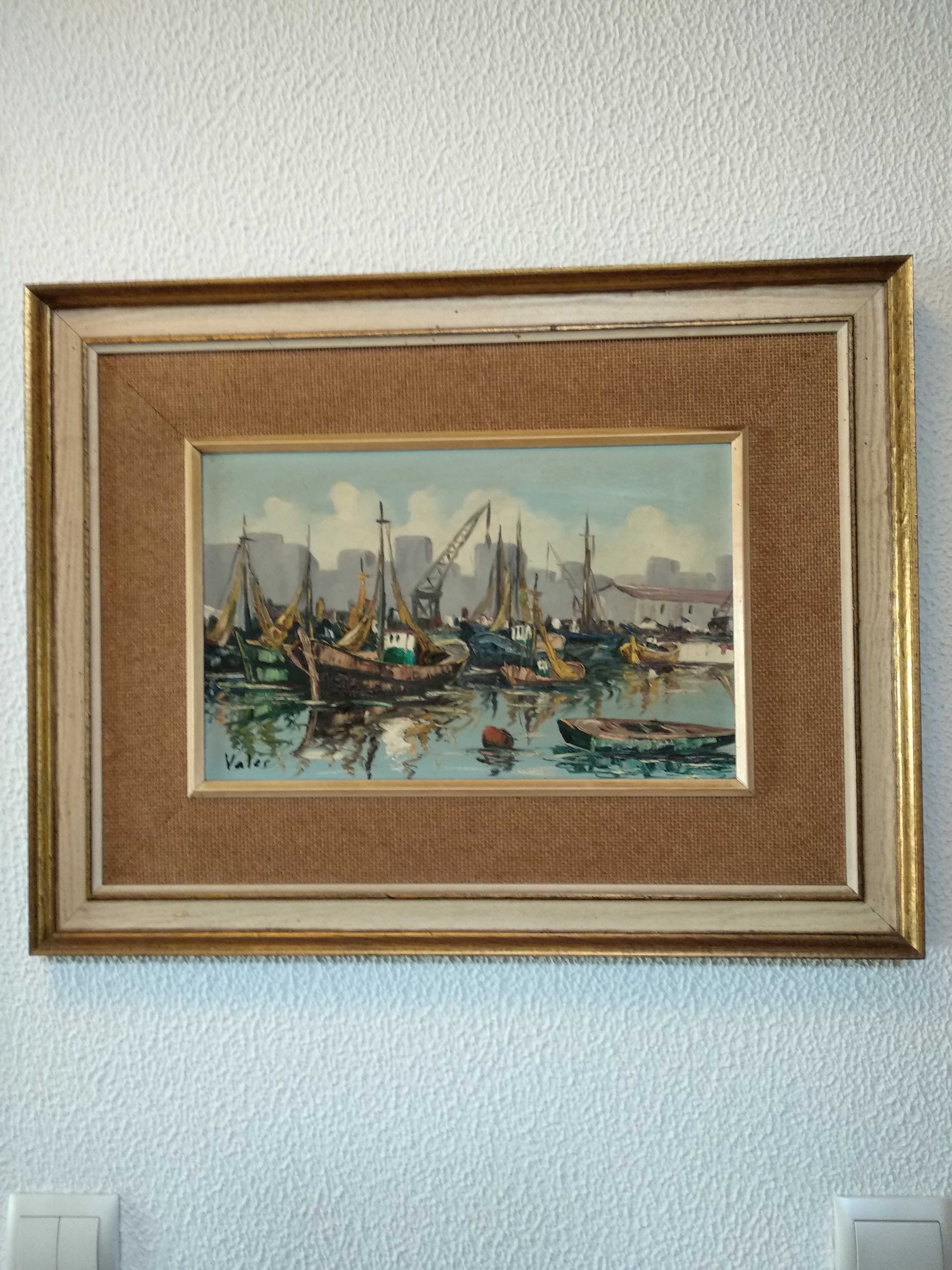 Quadro, motivos mar, autor VALER