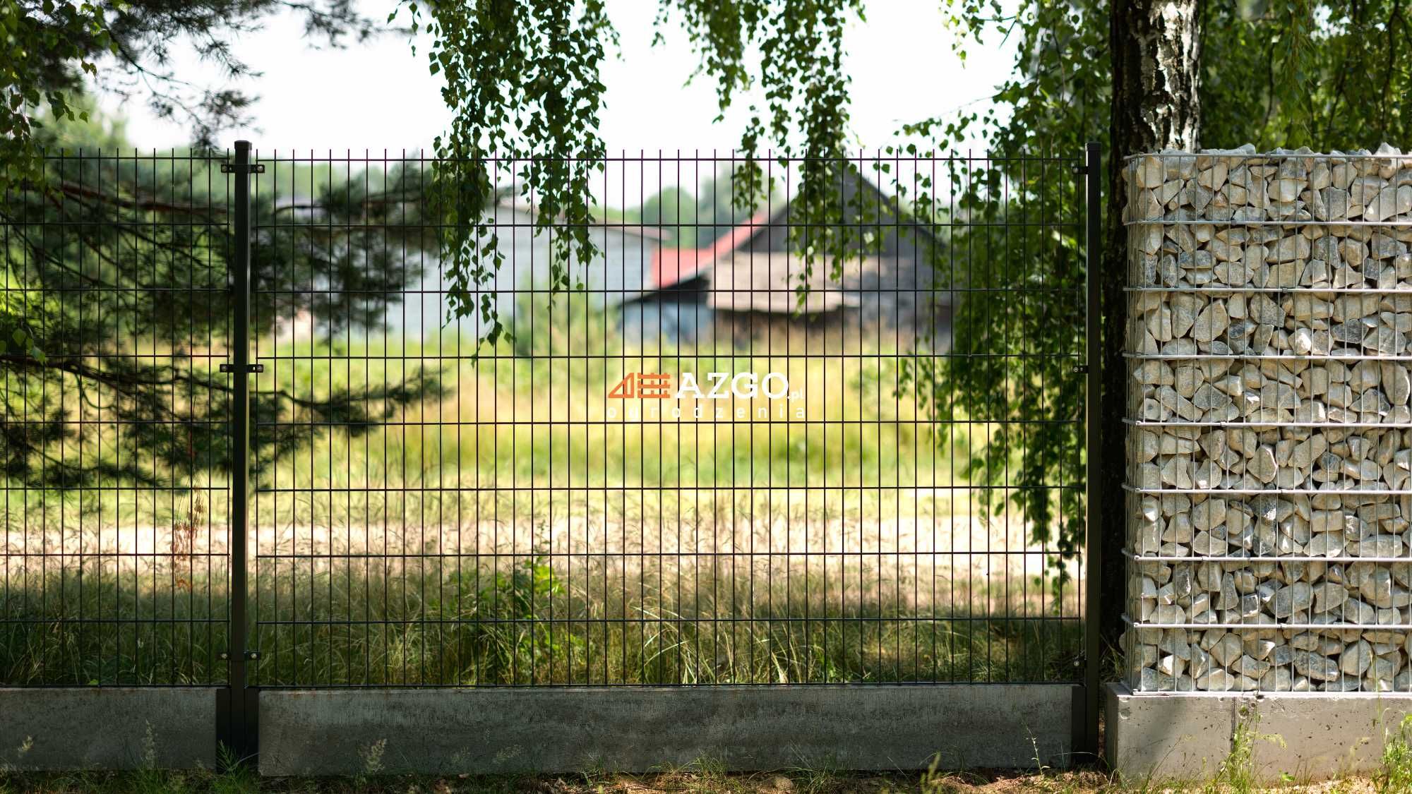 Ogrodzenie Panelowe 3D 2D siatka zgrzewana podmurówka słupki 1,5m płot