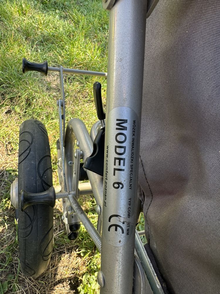 Wozek spacerowy inwalidzki comfort 6 do 75 kg jak nowy