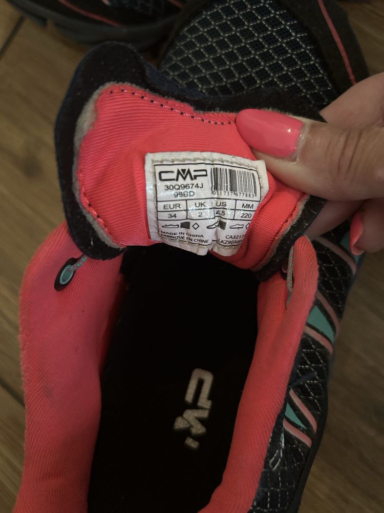 Buty adidasy CMP traperki r.34 na wakacje lato jesien wiosne w góry