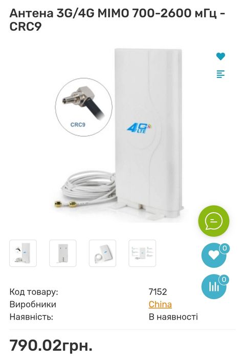 Антенна MIMO, 4g