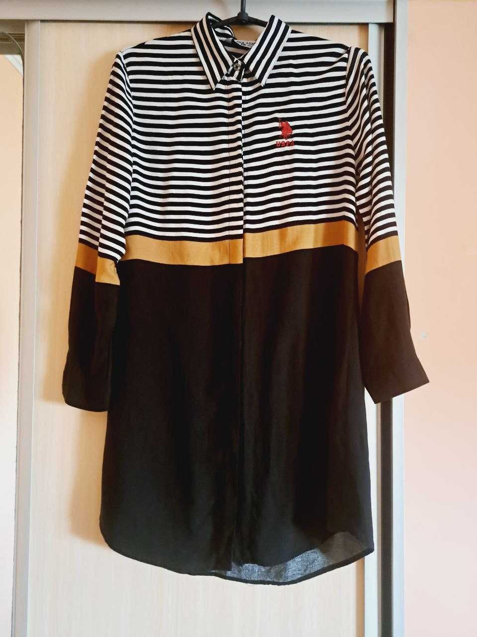 Платье-рубашка, туника U.S. POLO ASSN, размер М.