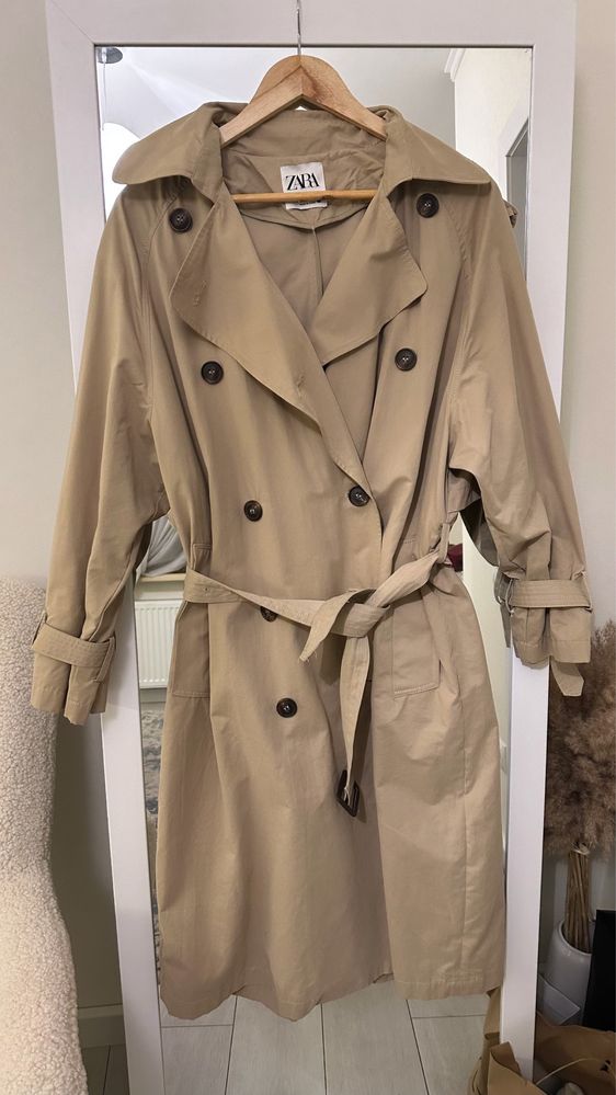 Тренч плащ zara.