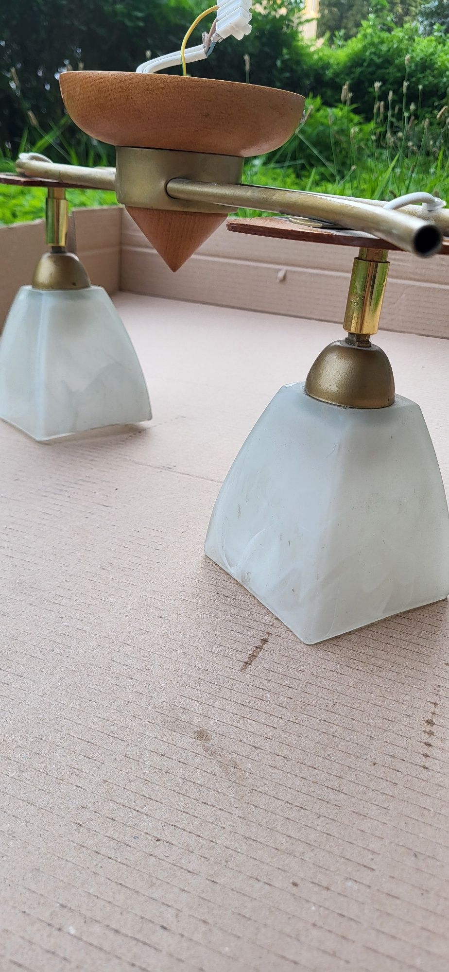 Lampa sufitowa klosze szklane
