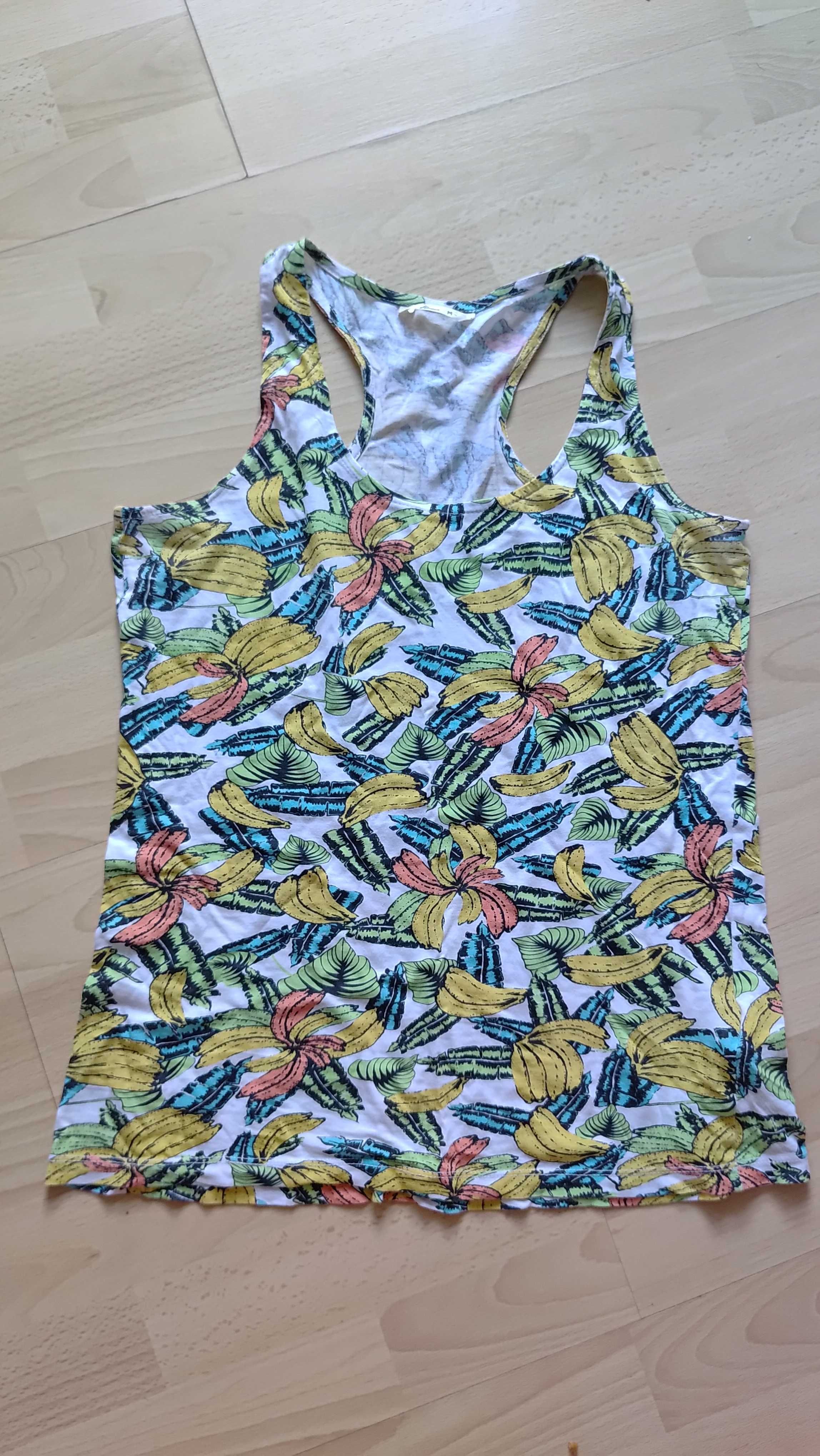 Bananowa bluzka bokserka