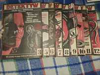 Zestaw miesięcznika "DETEKTYW" z 1991 roku (9 numerów)