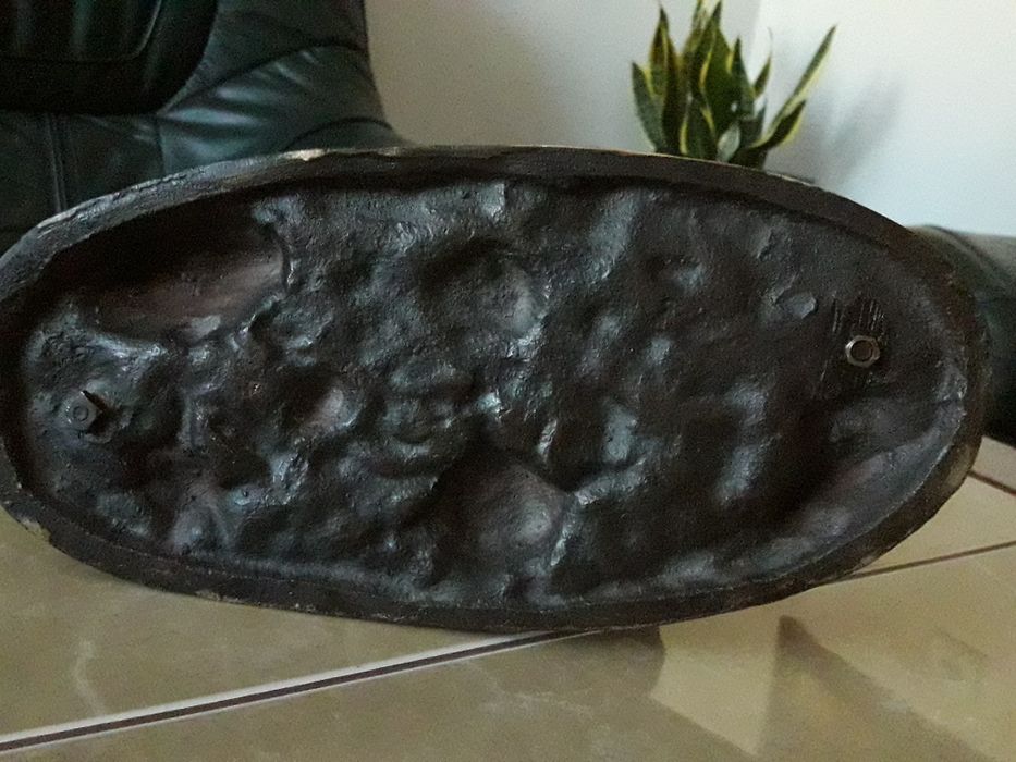Jeleń z brązu potęźna XIX w rzeżba 6 kg. UNIKAT!!!