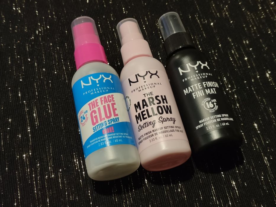 Zestaw utrwalaczy do twarzy NYX (3szt)