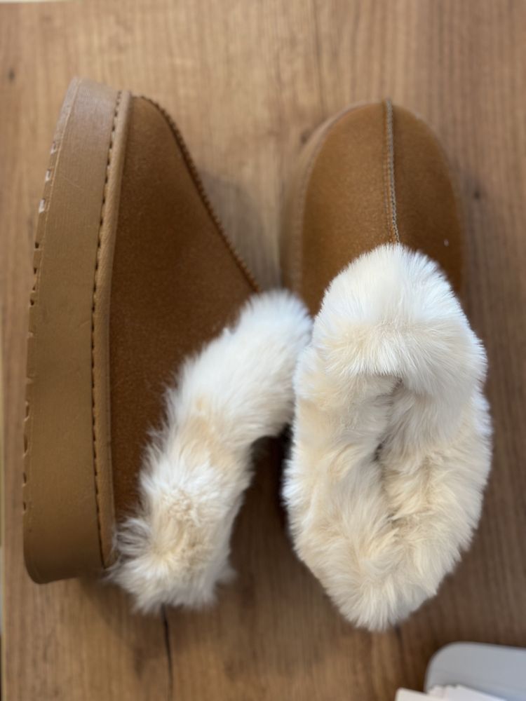 Buty zima jesień rozm 37,5-38 gruba podeszwa zamszowe