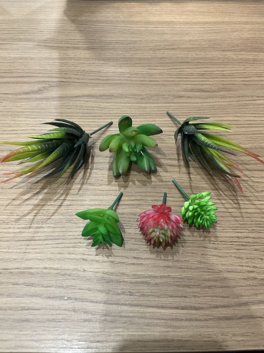 Sztuczne sukulenty 6 sztuk