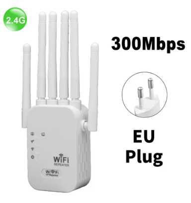 Підсилювач усилитель Wi-Fi сигналу 300Mbps 2.4G/5G бездротов рет-лятор
