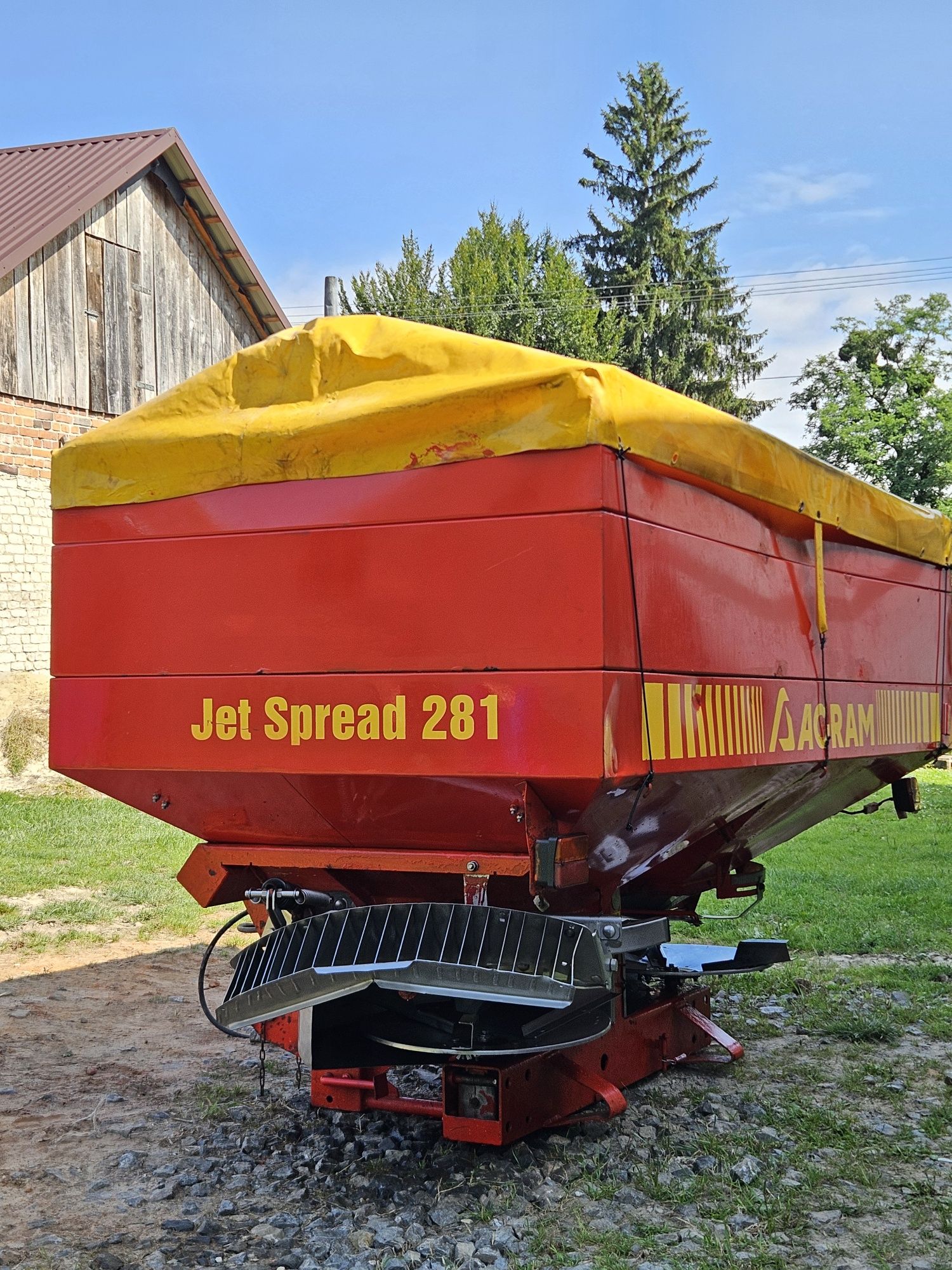 Rozsiewacz Agram  jet spread 281 limiter