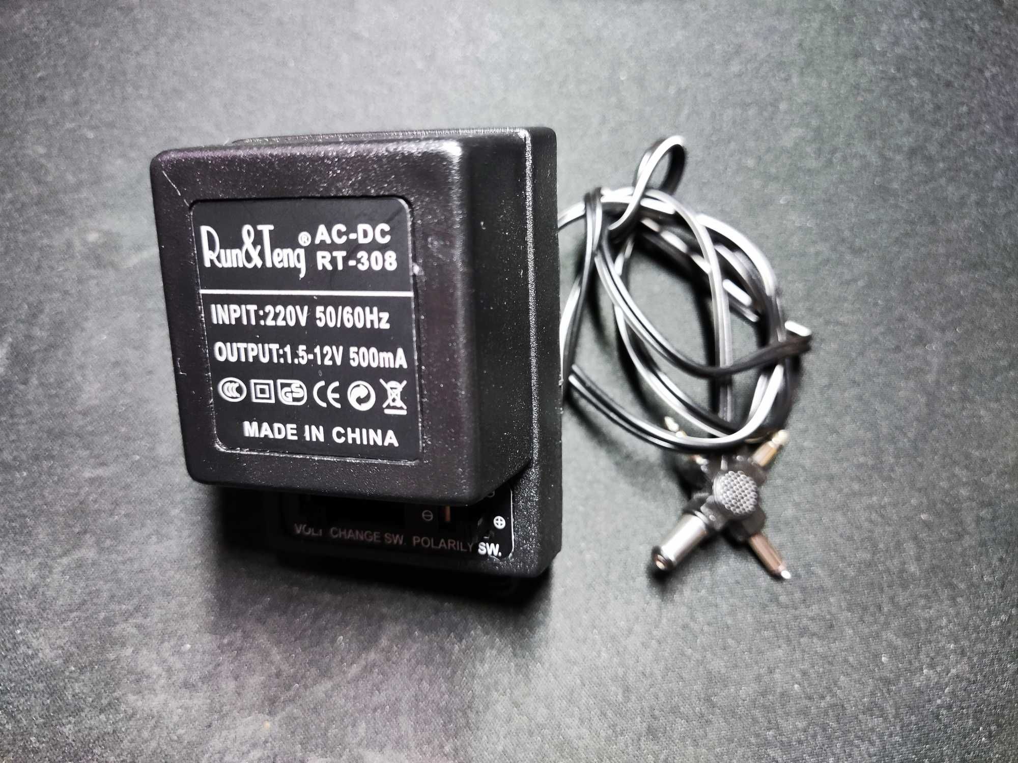 Віддам безкоштовно блоки живлення Run&Teng RT-308 1.5-12V 500mA