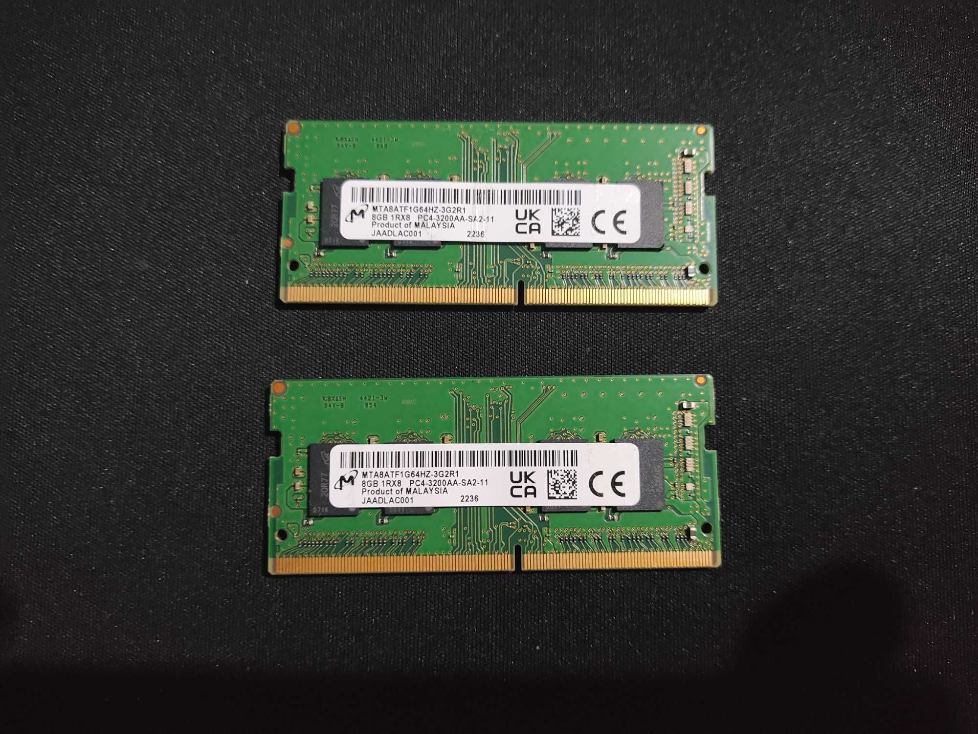 Пам'ять для ноутбуків Micron 16 GB (2x8 GB) SO-DIMM DDR4 3200 MHz