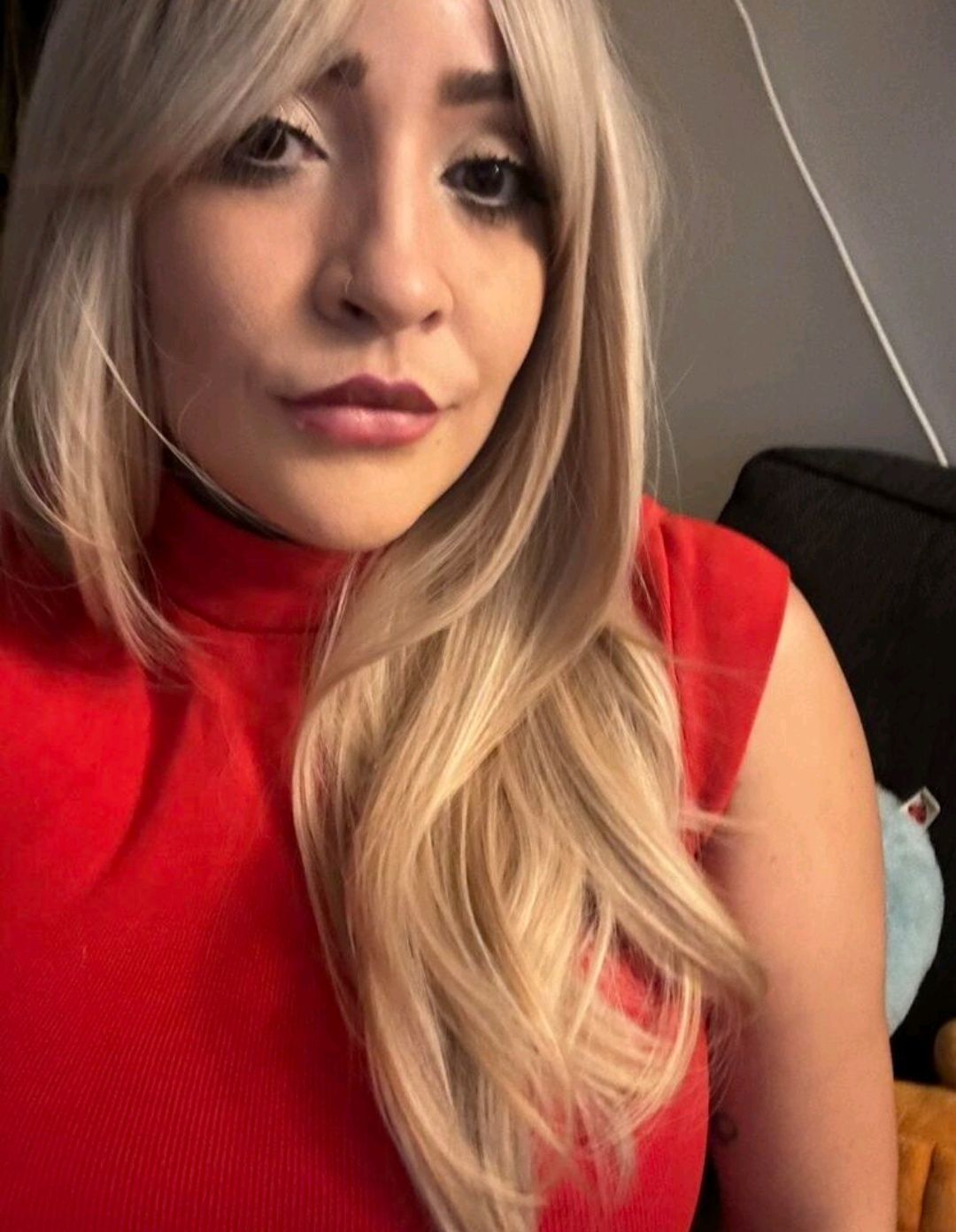 Włosy Toper blond pasemka