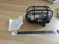 Lena Oprawa warsztatowa OVAL 60W E27 230V czarna
