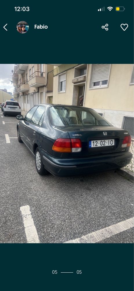 Vendo Honda CIVIC 1997