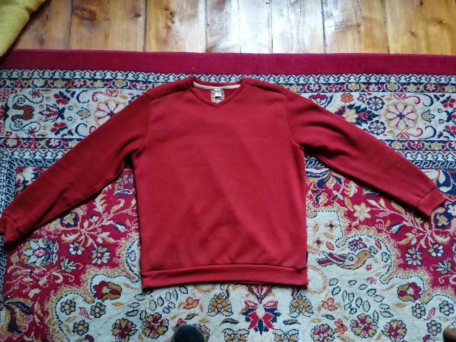 Sweter męski bordo polecam!