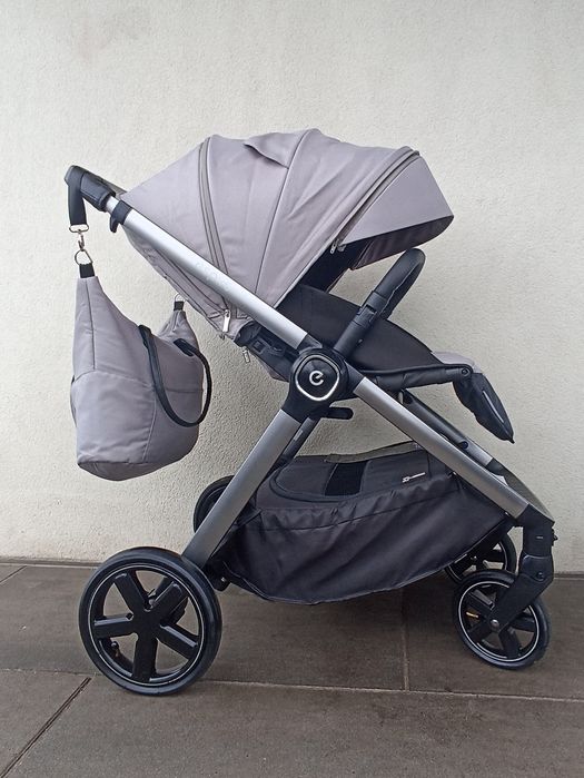 Wózek 3/1 espiro only szary fotelik avionaut pixel