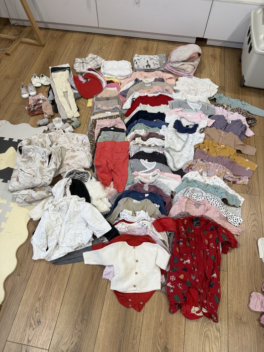 Ubrania dla dziewczynki - r. 62