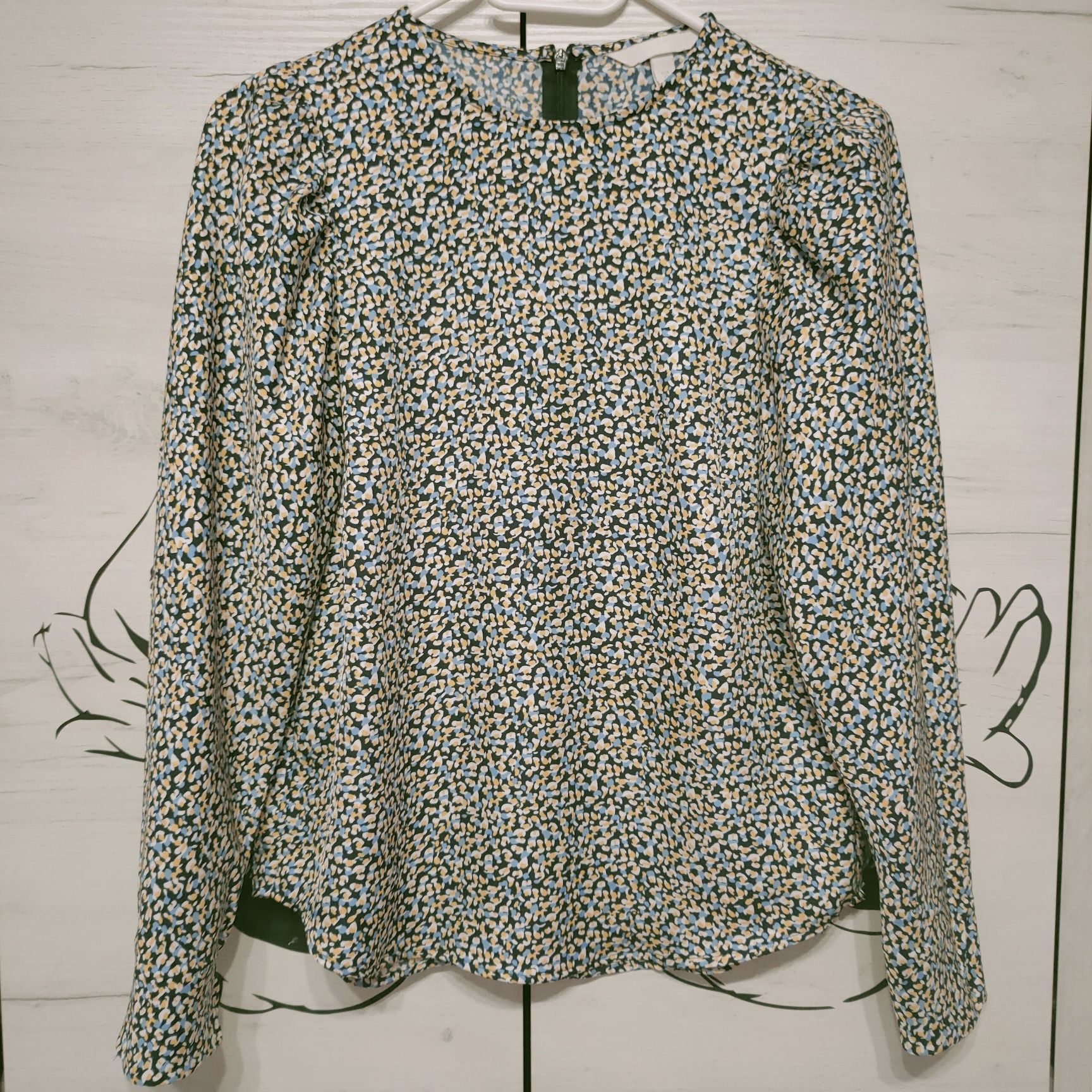 Bluzka damska print H&M xs