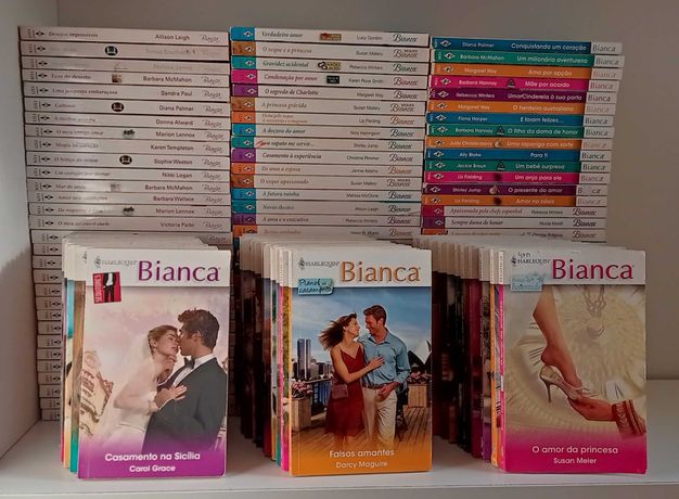 Livros harlequin da coleção Bianca