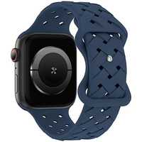 Pasek Silicone Woven do Apple Watch 42/44/45/49mm - Niebieski