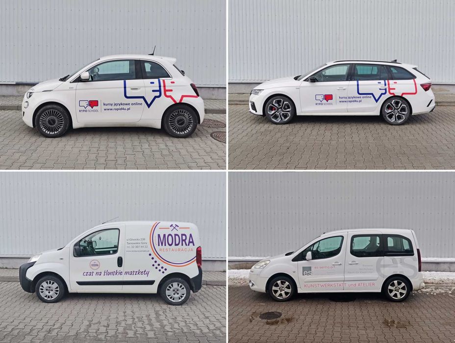 Oklejanie samochodów / osobowych / vanów / busów / Reklama na samochód