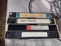 Zestaw 4 kaset VHS Video Muzyka