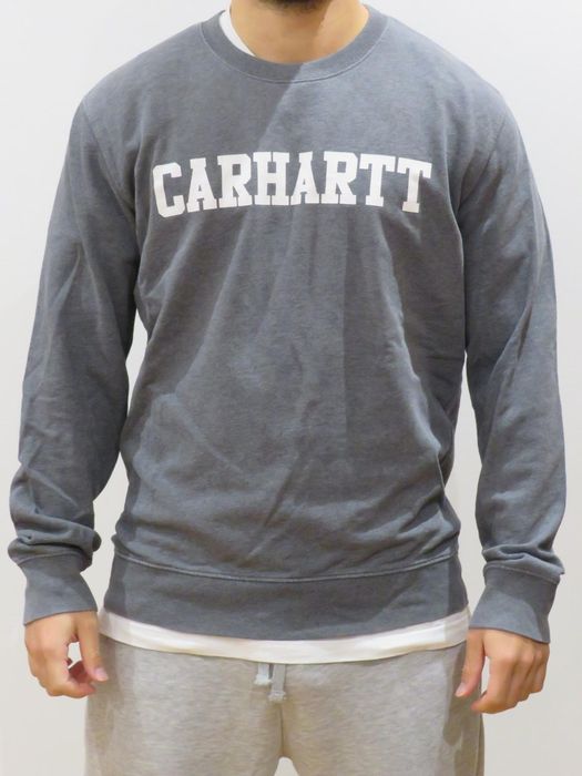 Camisola Sweat Carhartt | Cinza Escuro | Letras Brancas | Tamanho M